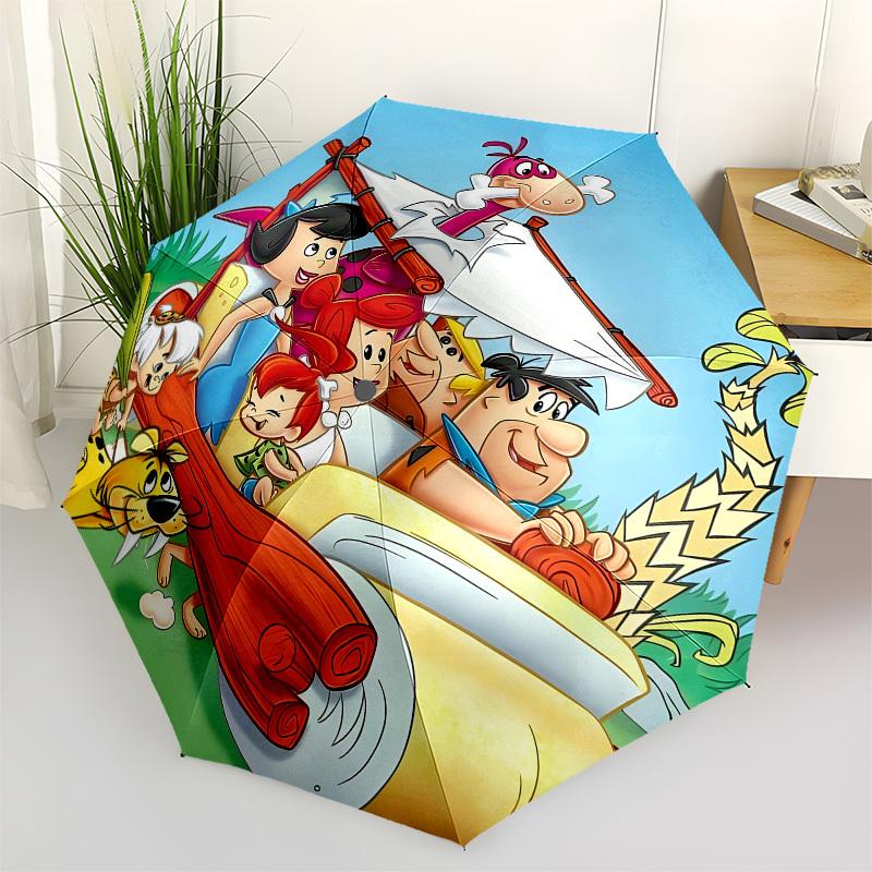 

Flintstones, Adventure Automatic Opening and Closing, 8 rib Structure Portable Umbrella, Suitable for Men and Women in All Seasons Perfect