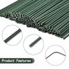 50pcs Glue Wrapped Flower Stem Simulated Flower Branches Handmade DIY Floral Flower Arrangement Pole Accessories