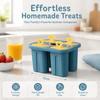 4 Cavity Ice Cream Mold PP Ice Lolly Mold Durable Popsicle Mold  Home Kitchen