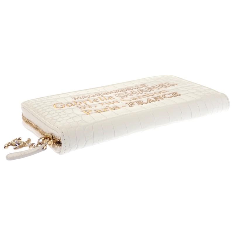 Chanel Purse White Leather Women