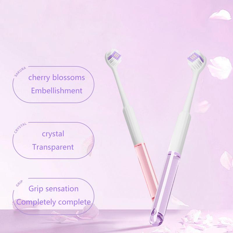 2Pcs Soft-Bristle Toothbrush Couple Brush Teeth Eco Friendly Adults Toothbrush Dental Care Travel Essentials