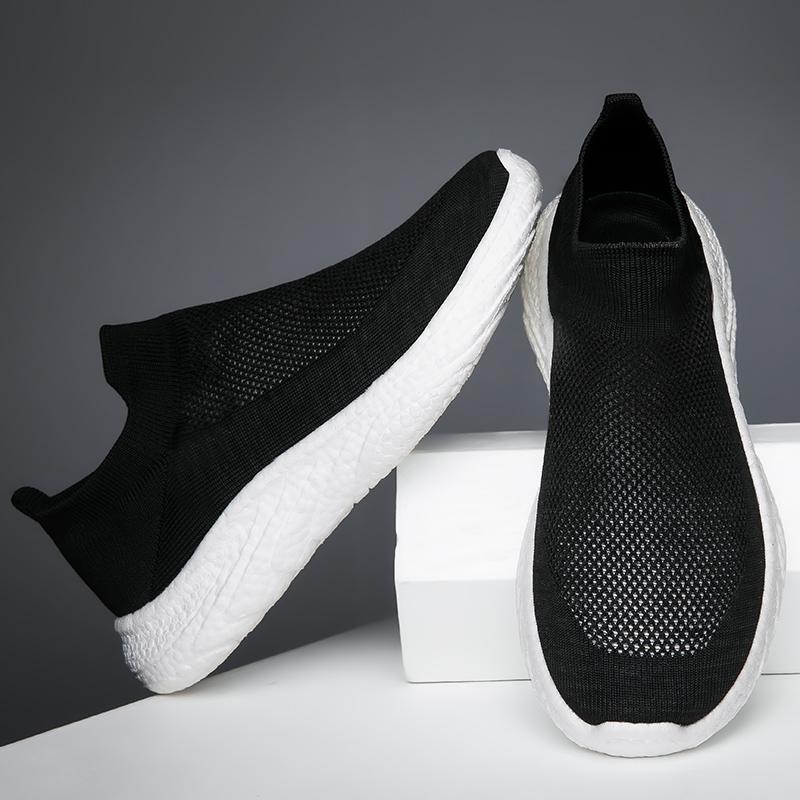 Fashion New Men's Casual Sneakers Comfortable Socks Walking Shoes Spring New Comfortable Men's Casual Shoes Light Sneakers Men Shoes