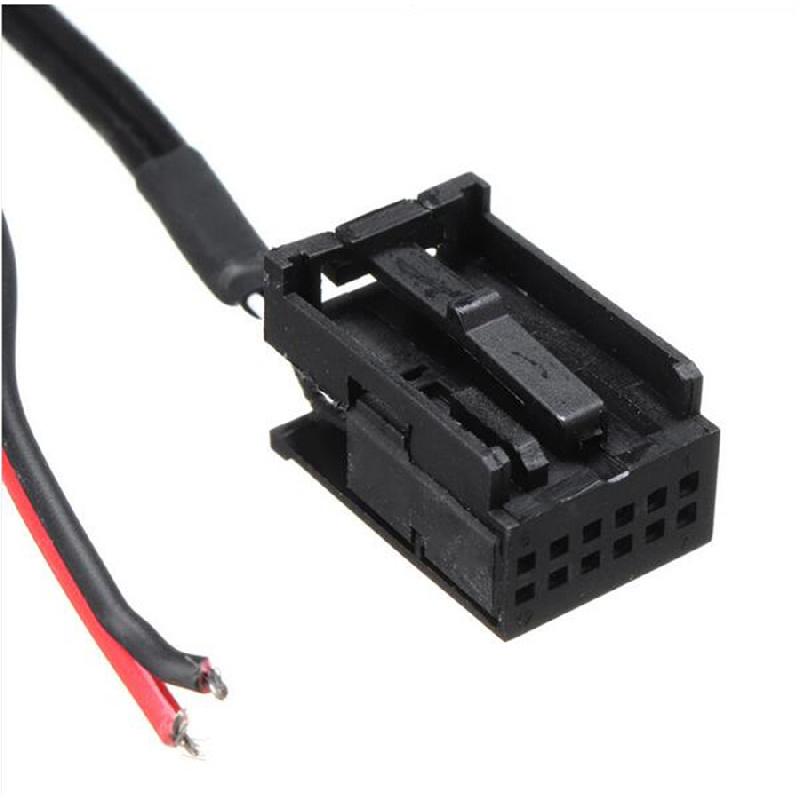 New 12V 12 Pin Car Bluetooth Adapter AUX Cable For Ford Focus MK2 C-MAX Mondeo MK3