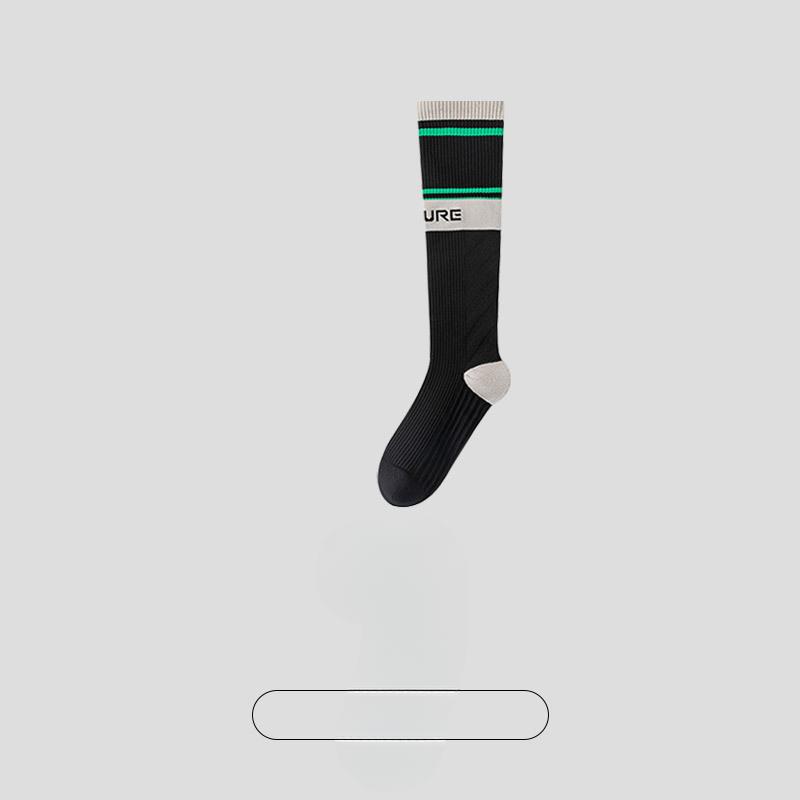 Professional Yoga Calf Socks, Women's Sports Muscle Energy Pressure Elastic Socks, Running, Fitness, Cycling Slimming Long Stockings