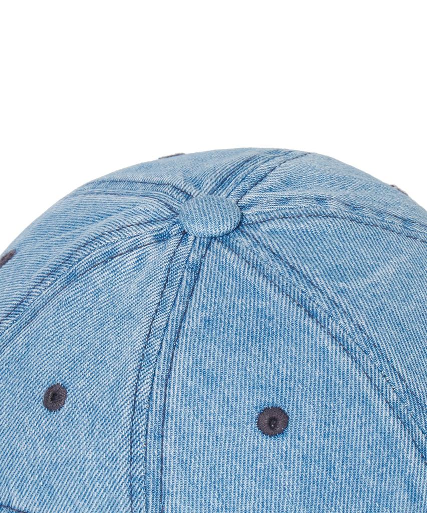 COVERNAT [Covernat X Wrangler] Logo Denim Washed Ball Cap Sky Blue