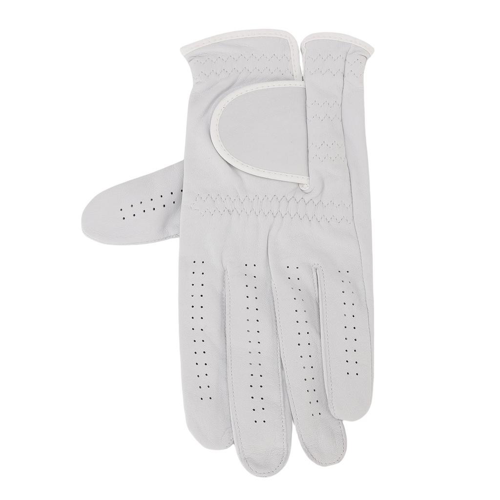 Left Handed Club Glove Sheepskin Breathable Good Grip Club Full Finger Glove for Hot Humid Weather Training M