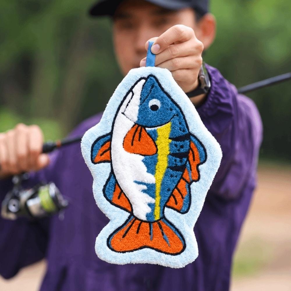 Quick Dry Fishing Hand Towel Absorbent Kitchen Hand Towel Lure Fishing Wipe Cloth Multifunctional
