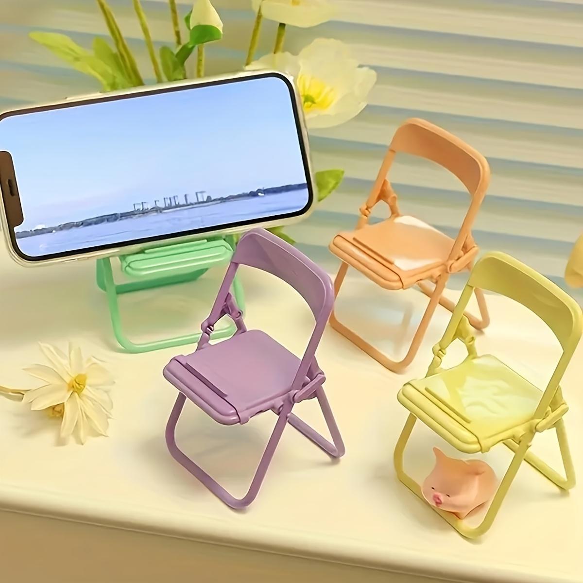 4pcs Creative Mini Chair Phone Holder 4PCS