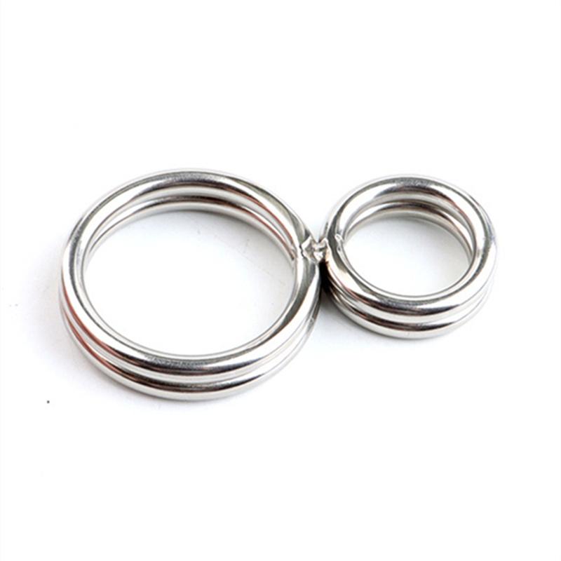 Stainless Steel Penis Cock Rings Testis Restraints Ball Scrotum Stretcher Male Delay Ejaculation Adult Sex Toys for Men Erection