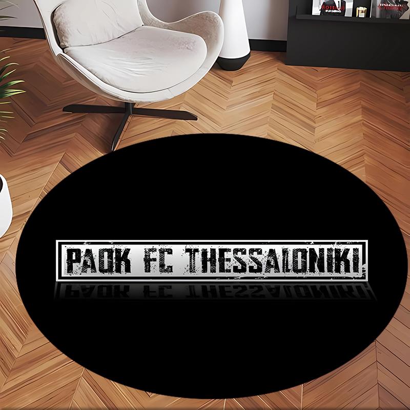 Paok (28) Round Office Rug Decorative Floor Rug for Office Bedroom Living Room and Home Space