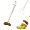 1Pcs Pickle Picker Stainless Steel and Plastic Pickle Pincher 8 Inch Deluxe Pickle Grabber Tool Pickle Jar Fork for Kitchen Food