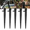 ABKP-100Pcs Adjustable 8 Hole Spiked Dripper Gardening Sprinkler Irrigation Staked Emitters Garden Greenhouse Watering Device