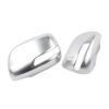 ABS Matte Silver Rearview Mirror Cover for 12-20 Toyota Land Cruiser