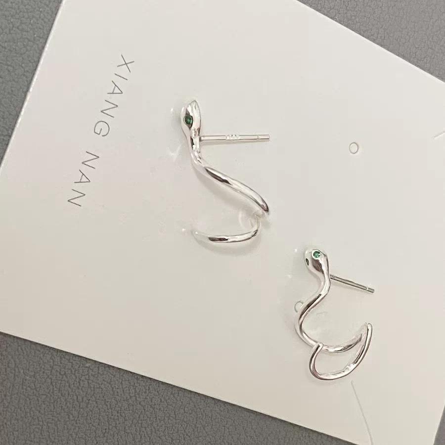 Serpentine Earrings for Women, New Popular Style, Simple, Fashionable, Personalized, Niche, High-end Earrings