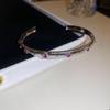 Zircon Round Geometric Flower Bracelet Vintage Style Bracelet Light Luxury High-End Hand Jewelry For Women
