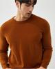 Men's 100% Cashmere Crew Neck Sweater - British Style Slim Fit for Autumn/Winter
