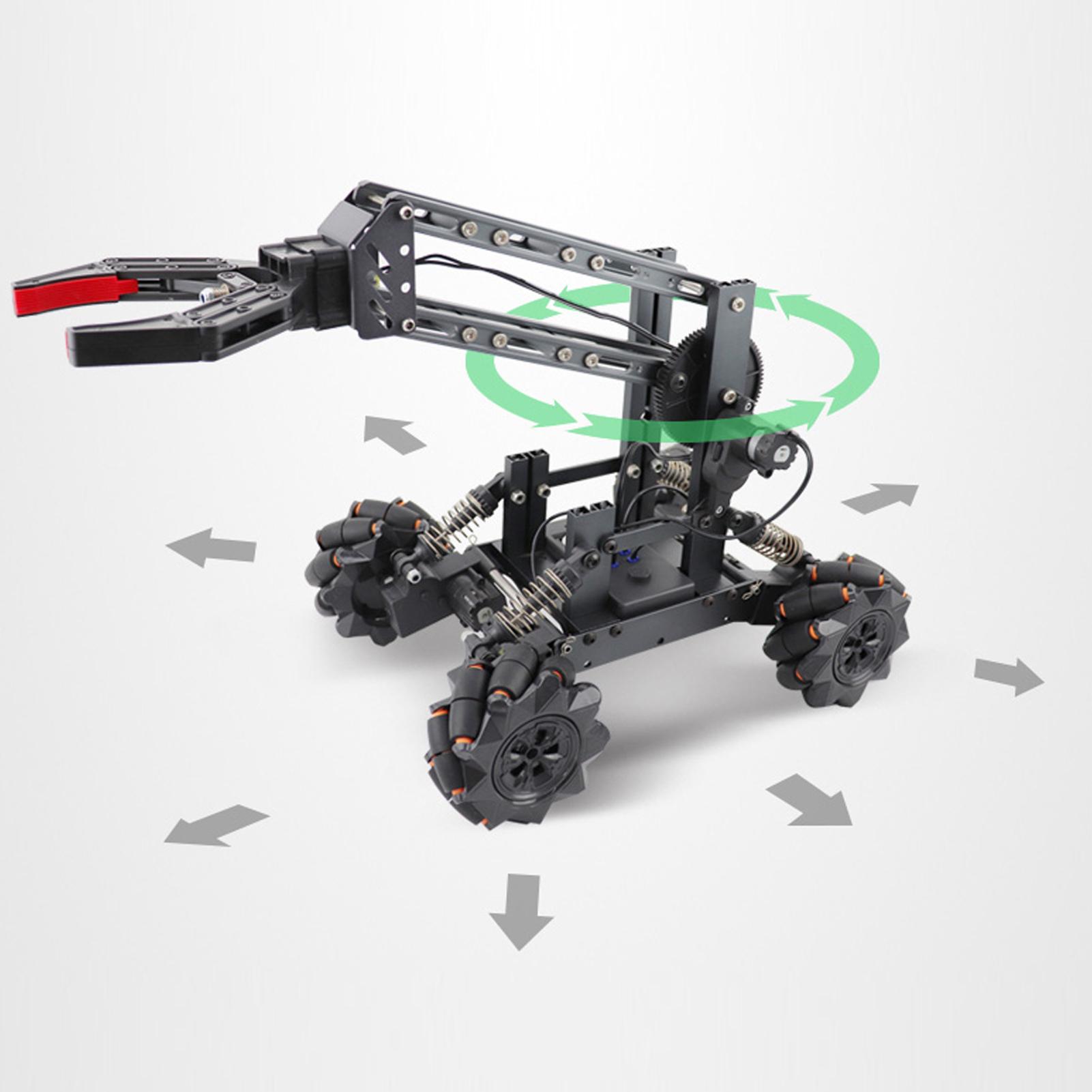 

RC бульдозер грейферный погрузчик гусеничный 2в1 2,4 ГГц сплав STEM образовательный комплект DIY инженерное автомобилестроение