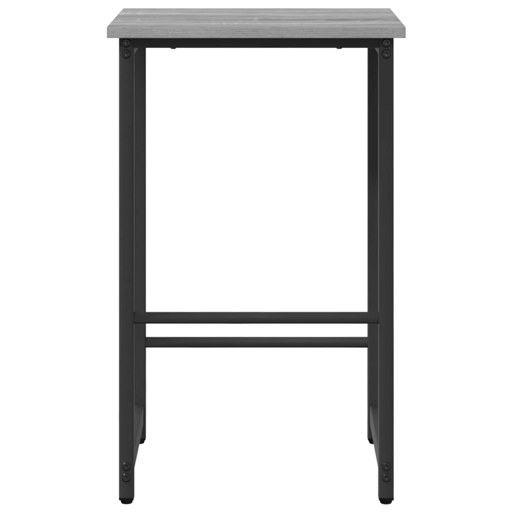 Bar Stool Sonoma Grey 40 X 32 X 74 Cm Engineered Wood
