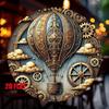 Iron Wall Art Painting Handmade Metal Tin Sign Home Decor Retro Vintage 20x20cm