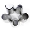 5pcs Large Metal Cake Cream Decoration Tips Set Pastry Tools Stainless Steel Piping Icing Nozzle Cupcake Head Dessert Decorators.