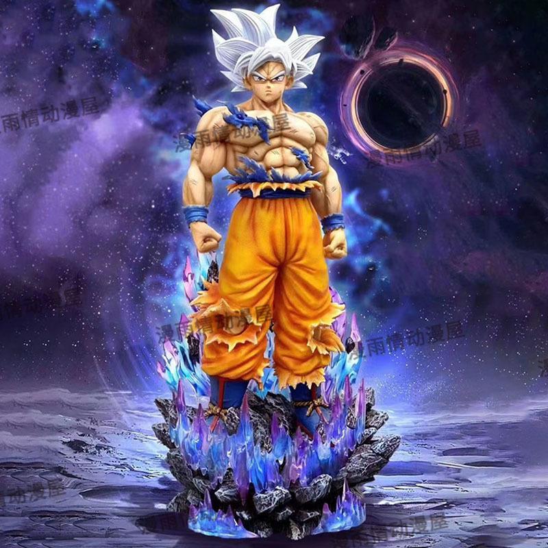 Dragon Ball figurine white haired Wukong free spirited and skilled super large hand figurine model ornament gift giving cool
