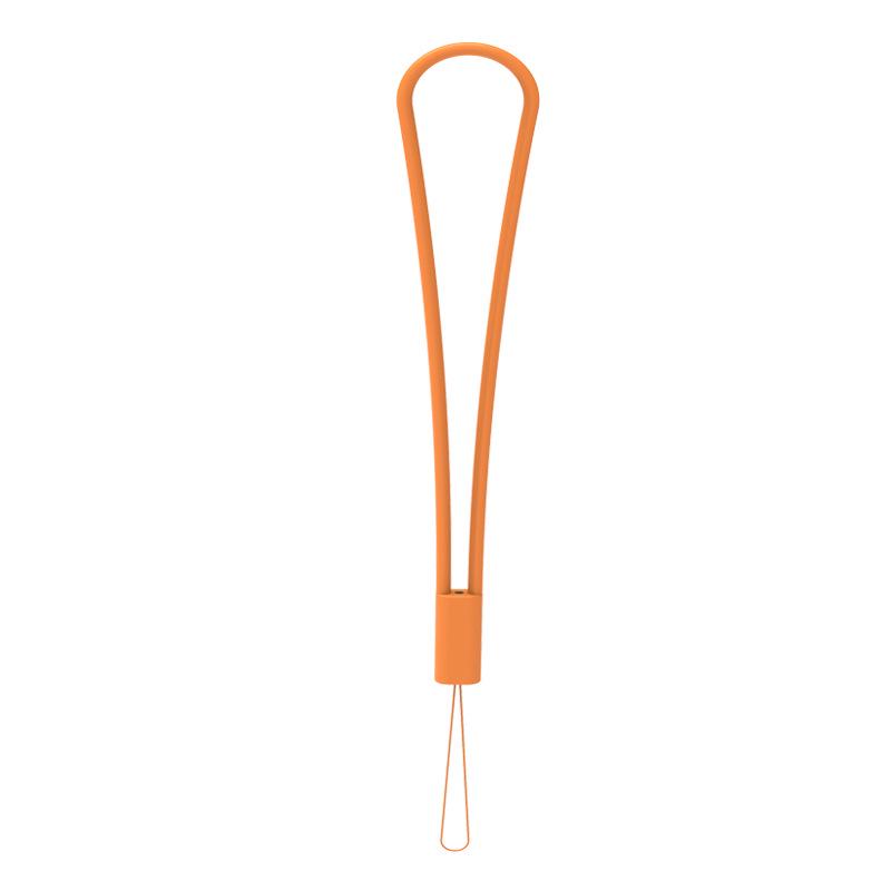 Silicone Mobile Phone Lanyard with USB Drive – Durable Wrist & Neck Strap, Solid Colors