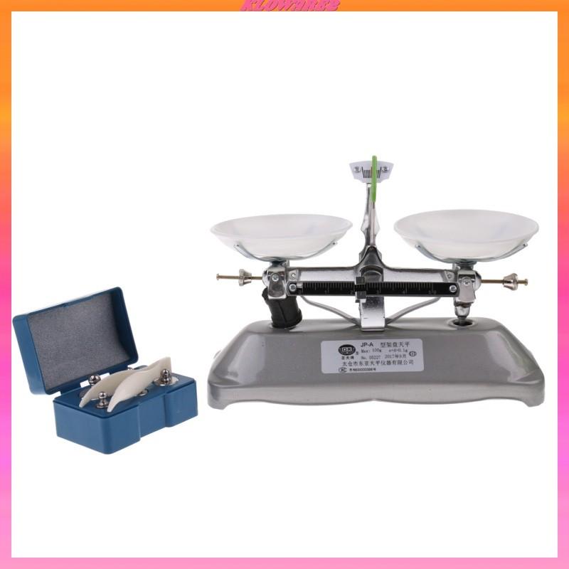 100 Gram Standard Laboratory Mechanical Table Balance School Physics Teaching Tools Lab Equipment