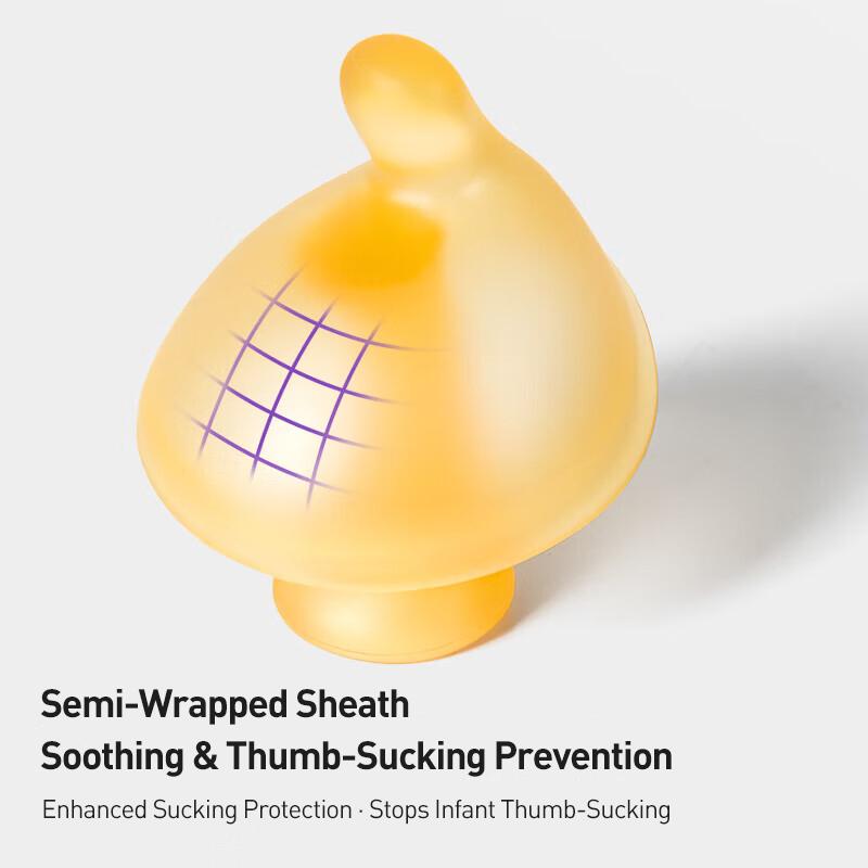 Philips נשכן מרגיע חניכיים אוונט ביוניק אגודל נשכן ביוניק אצבע מרגיעה - זהב ענברי