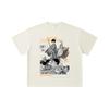 260 GSM Double Yarn 32 Count 100% Cotton Ghibli V3 The Boy The Heron Print Unisex Heavy Cotton T Shirt