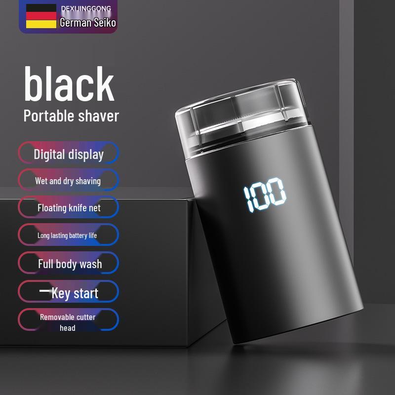 Men s Ultra-Clean Electric Razor & Moustache Trimmer - Compact 2025 Model