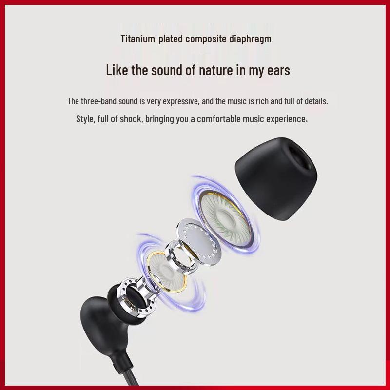 Type-C Noise-Cancelling In-Ear Sleep Headphones with Mic, 3.5MM Silicone Soundproof Design for Side Sleepers