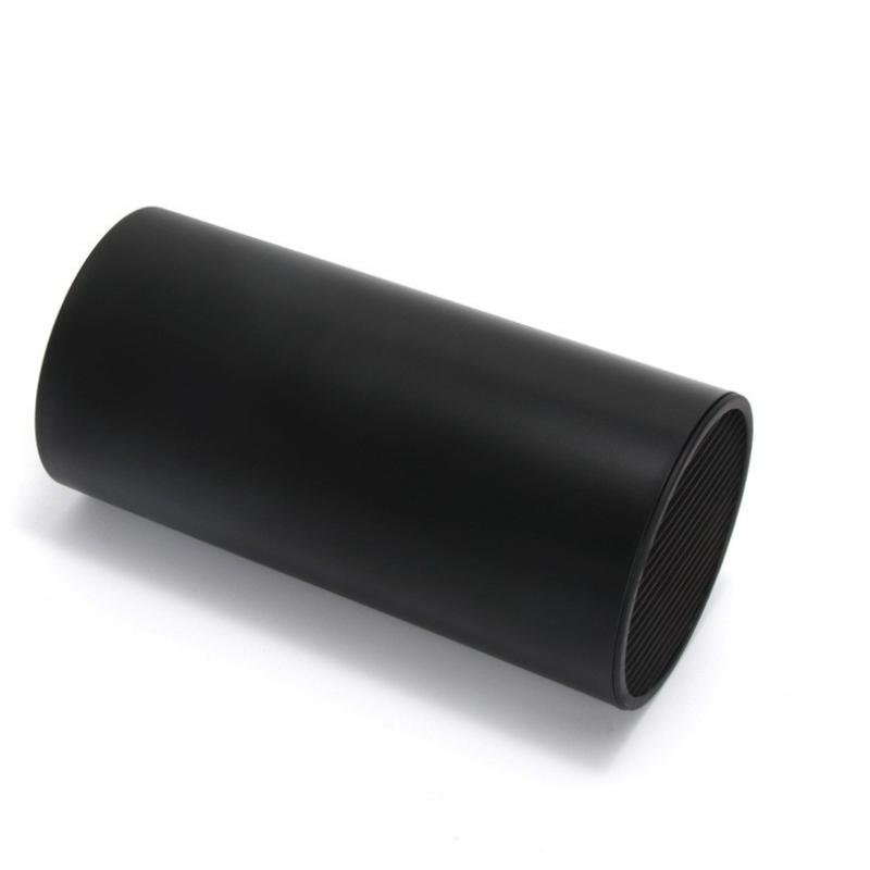 Bloc cu Fante Multiple din Plastic Negru, Organizator pentru Cuțite/Foarfece de Bucătărie, Potrivit pentru Diverse Cuțite, Drenaj, Rezistent la Umiditate, Suport pentru Cuțite