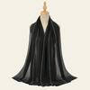 Nuovi Hijab Scialli in Chiffon con Diamanti Sciarpe Musulmane da Donna Copricapo con Strass Fasce Turbante Abbigliamento Islamico Bandana Liscia Bufandas