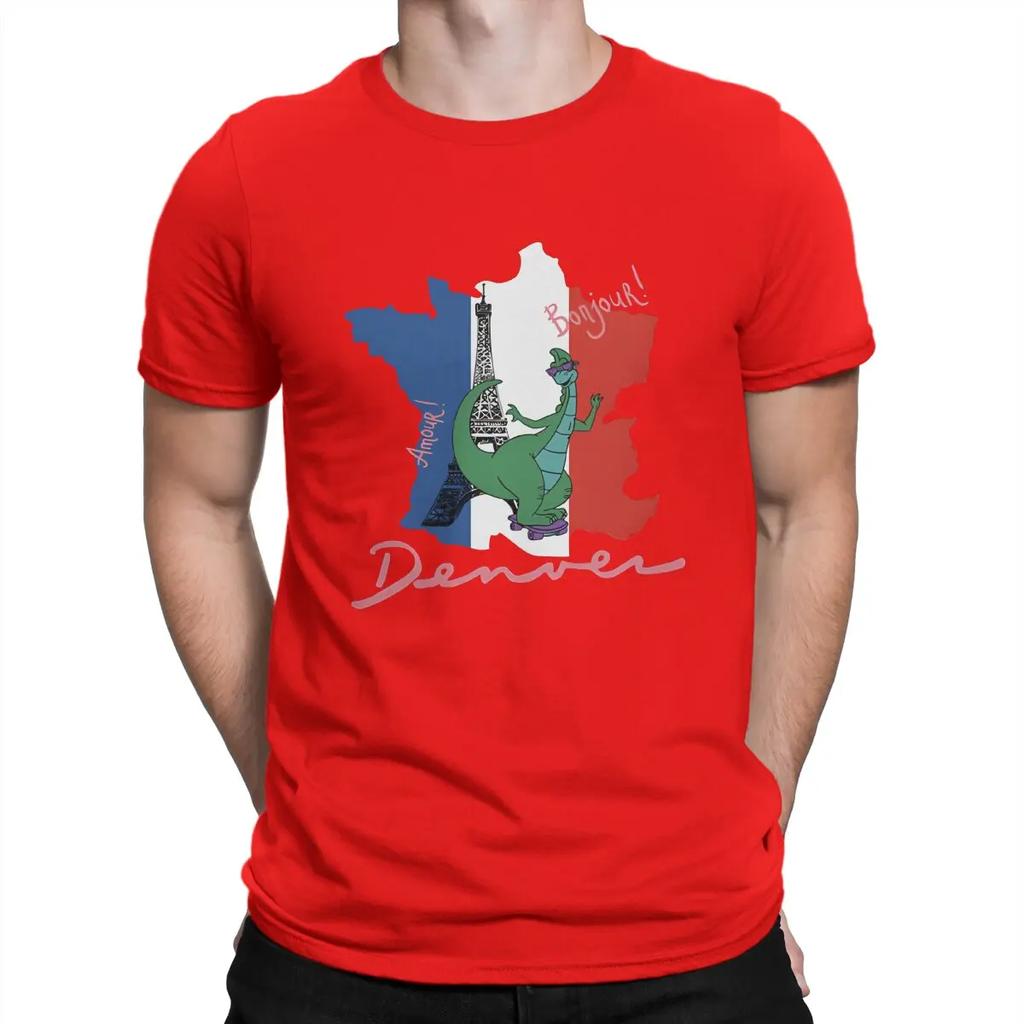 Men T-Shirts In France Awesome 100% Cotton Tee Shirt Short Sleeve Denver T Shirt Crewneck Clothing Gift Idea
