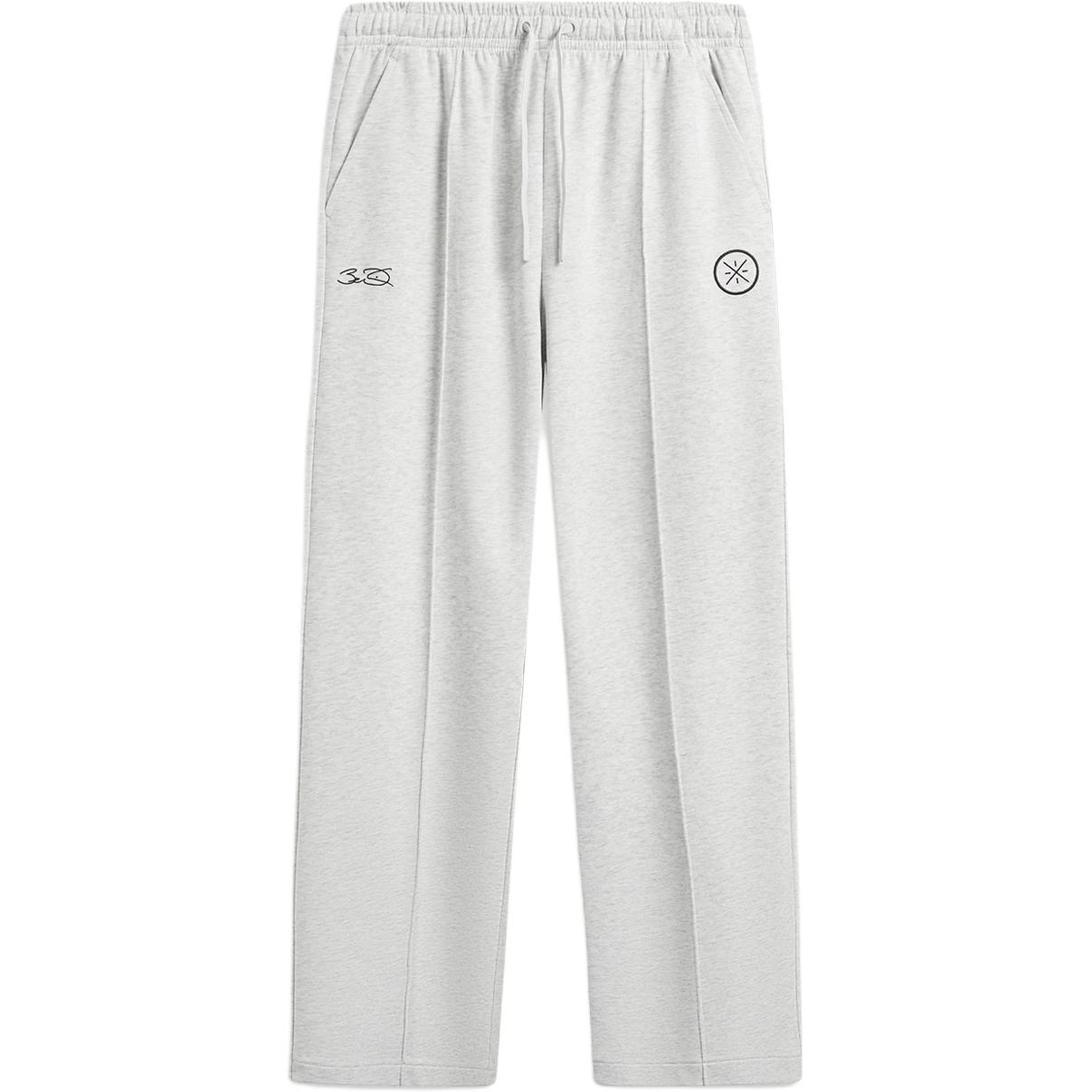 Li-Ning Wade Series Lace-Up Comfortable Printed Casual Pants Men pants AKLW387-2 M