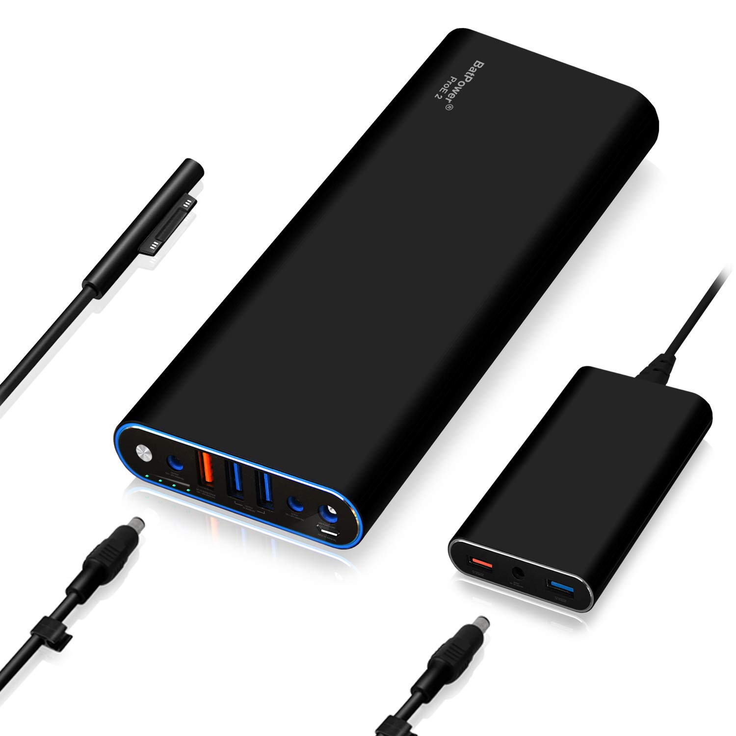 

BatPower ProE 2 ES15B 56000mAh Мобільний павербанк для ноутбука Портативний зовнішній акумулятор із швидкою зарядкою USB 90 Вт 30 Вт для MS Surface Laptop Book Surface Pro