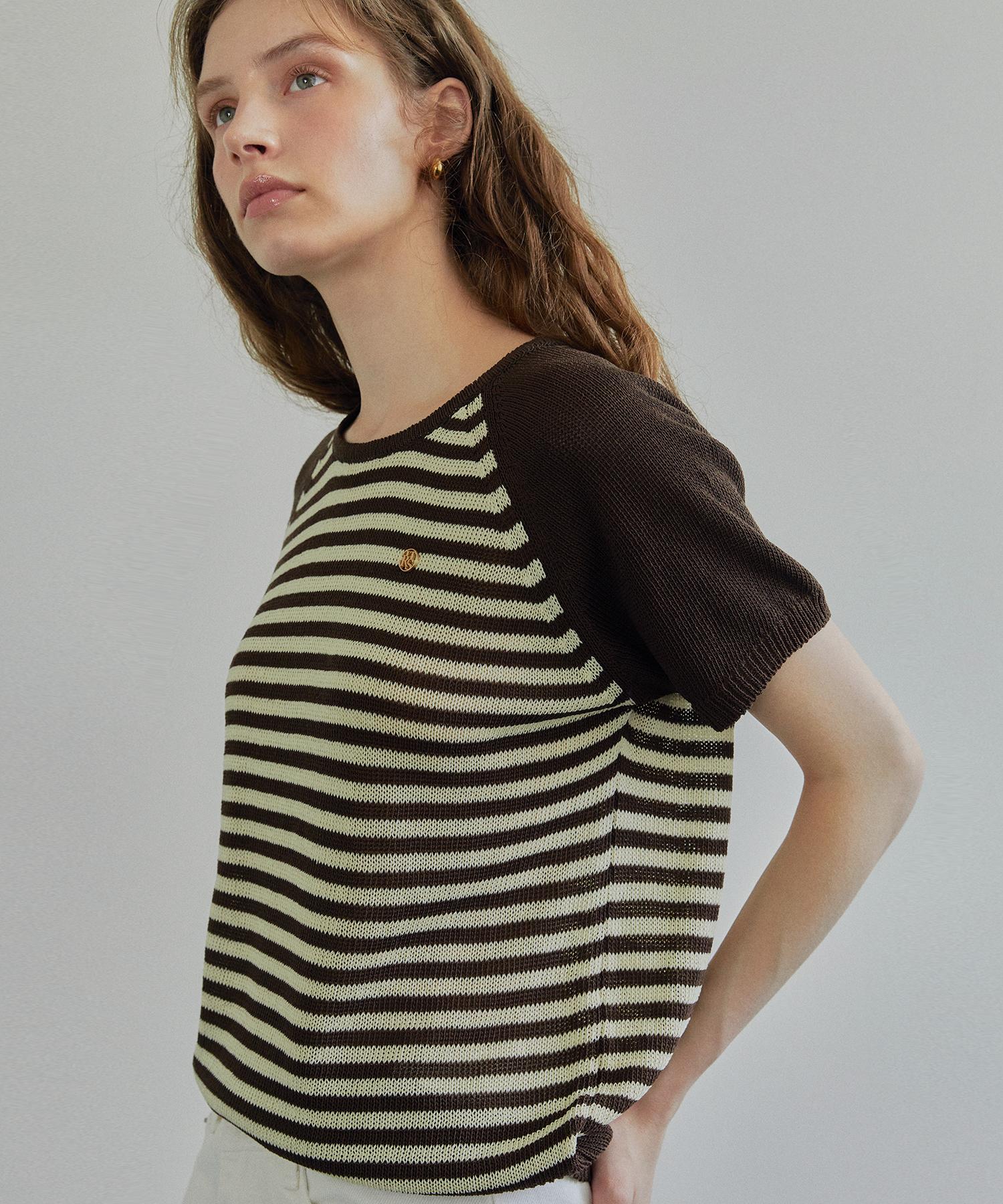 Ihr Striped Summer Knit / Brown