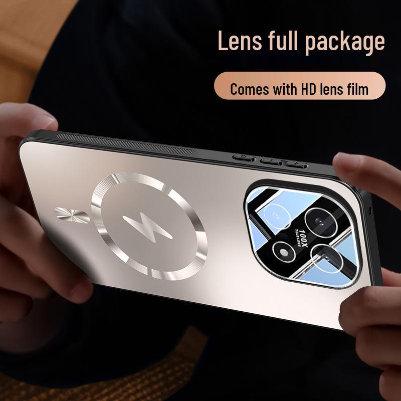 iQOO 15 Lightning Series Magnetic Phone Case with Charging Lens Film, Full Coverage Protection In New Style