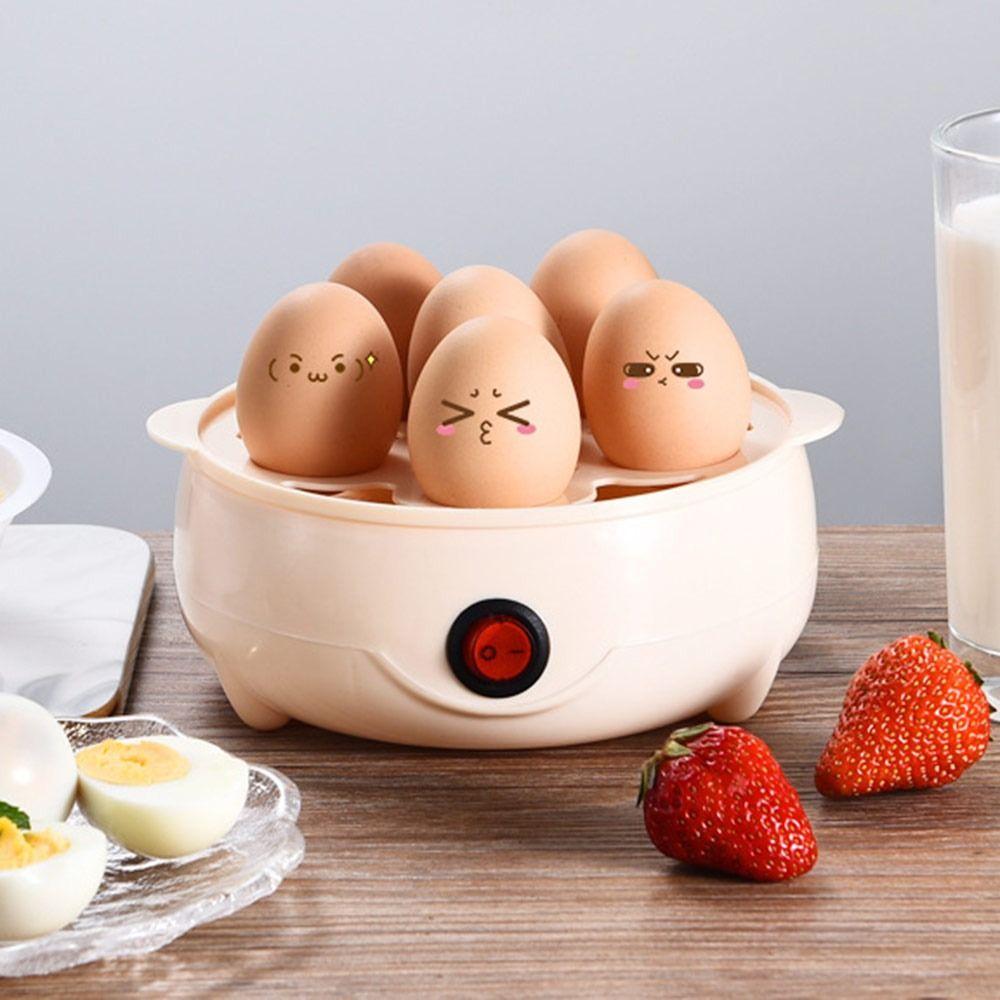 Mini Egg Boiler Automatic Power Off Egg Poacher Breakfast Machine for Home Dormitory