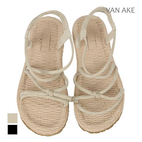 [Banaake] Woven Cross Sandals VB36ASQ312Z [Shipped from Korea] 100% Authentic