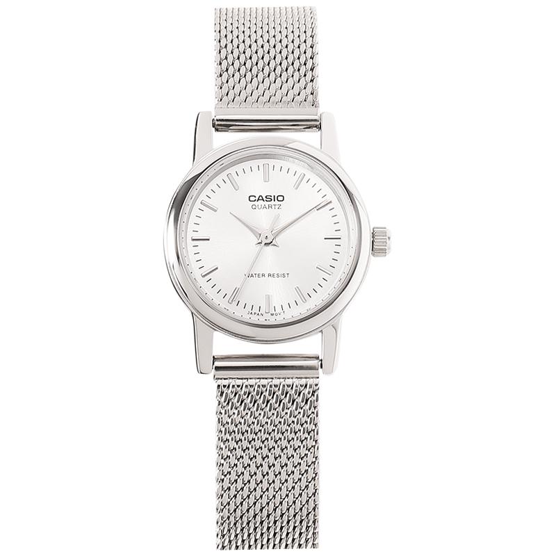CASIO Analogue Pointer Series 30m Waterproof Quartz Metal Strap Women's Watch White Dial L1094E-7A