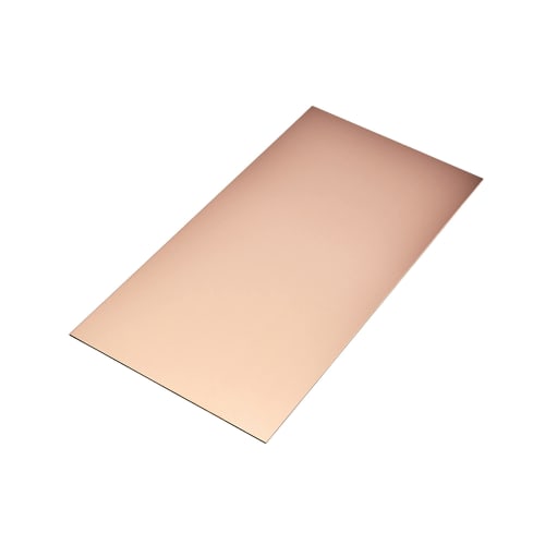 Taiho Copper Plate, 100mm Long x 200mm Wide x 0.3mm Thick | Metal Materials Copper Plate