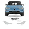 2 Stück Autoscheinwerfer Schutzfolie Transparent Geräuchert Schwarz TPU Aufkleber Für Volvo EX30 -2025