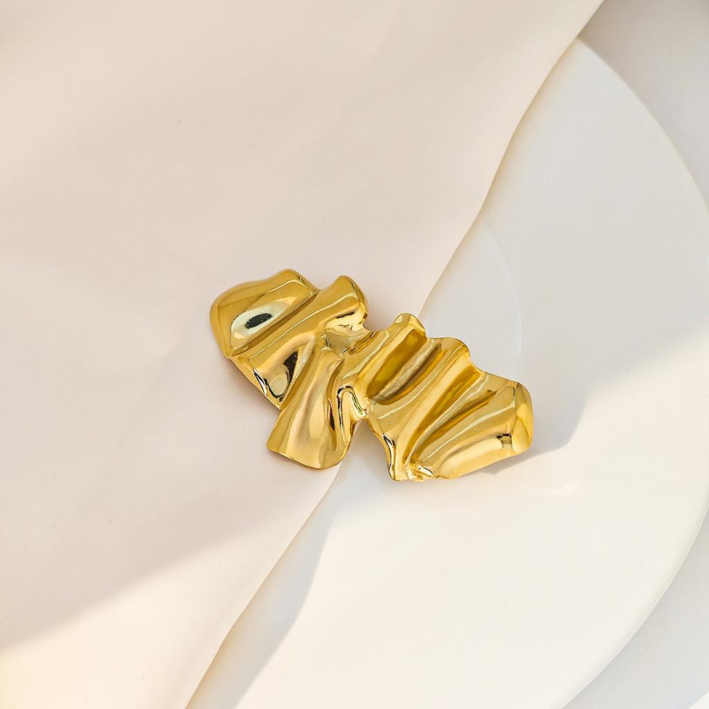 Kreative Engels-Sonnenblumen-Brosche Einfache Glänzende Süßigkeiten-Falten Adler Edelstahl-Pin