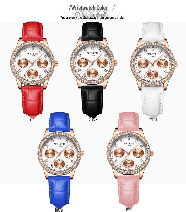 Women's Fashionable Temperament Quartz Watch - Stylish Ladies' Student Watch
