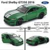 LLB4 MSZ 5-inch Alloy Car Model 2016 Ford Shelby GT350 Rebound Function Static Model Alloy Die-casting Car Model Collection Gift Toy