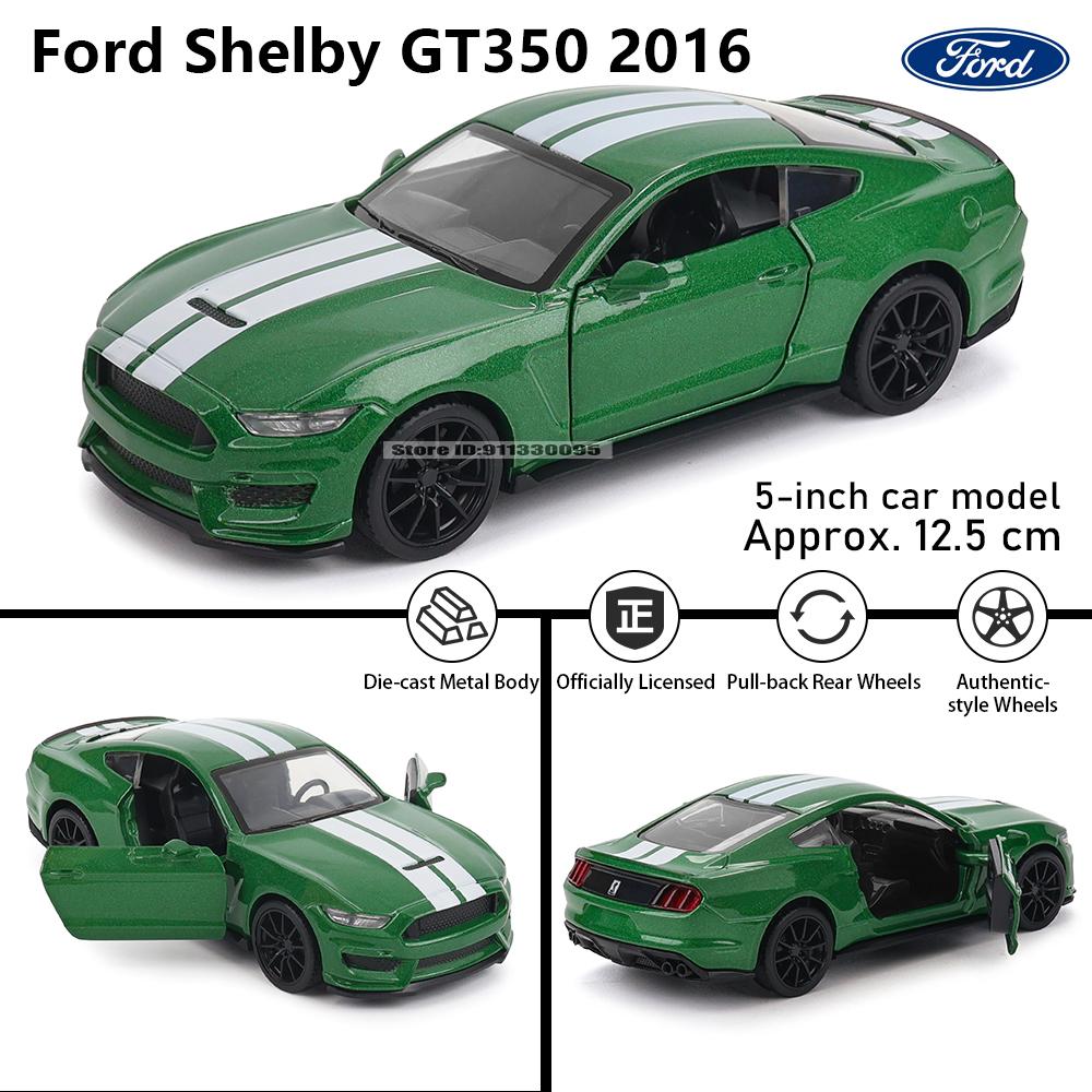 

MSZ 5-inch alloy car model 2016 Ford Shelby GT350 rebound function static model alloy die-casting car model collection gift toy