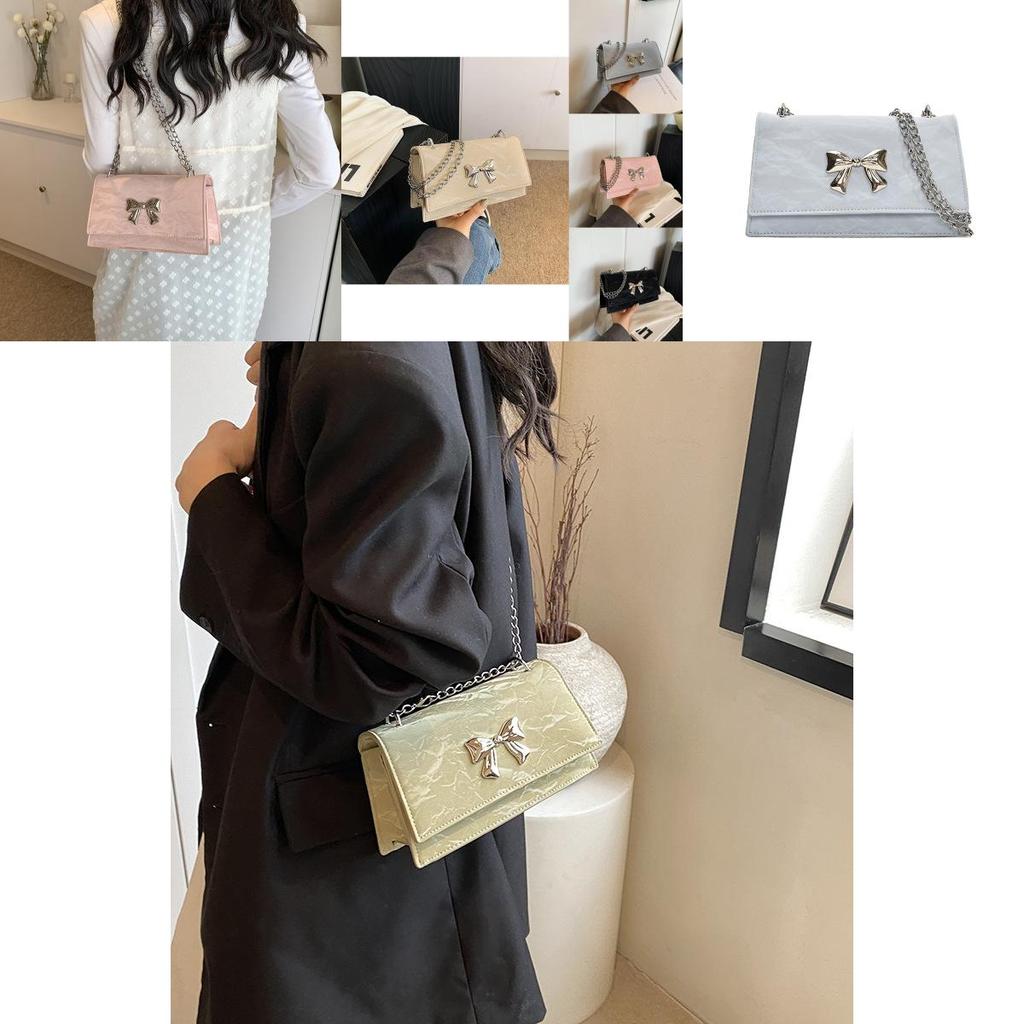 Chic Street Style Chain Shoulder Bag Fashion Trendy Small Square Bag For Women