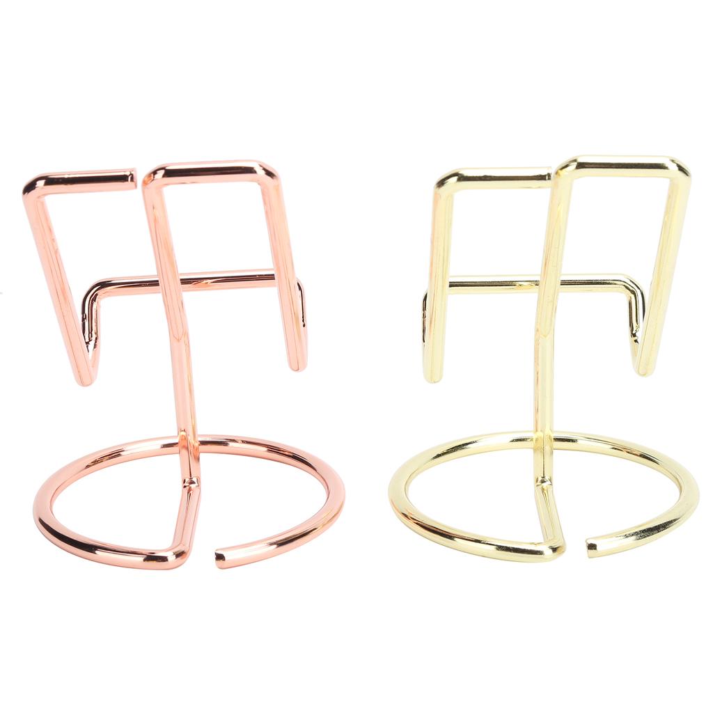 4 STÜCKE Schmiedeeisen Handyhalter Tragbarer Desktop Multifunktions Lese-Ausstellungsständer