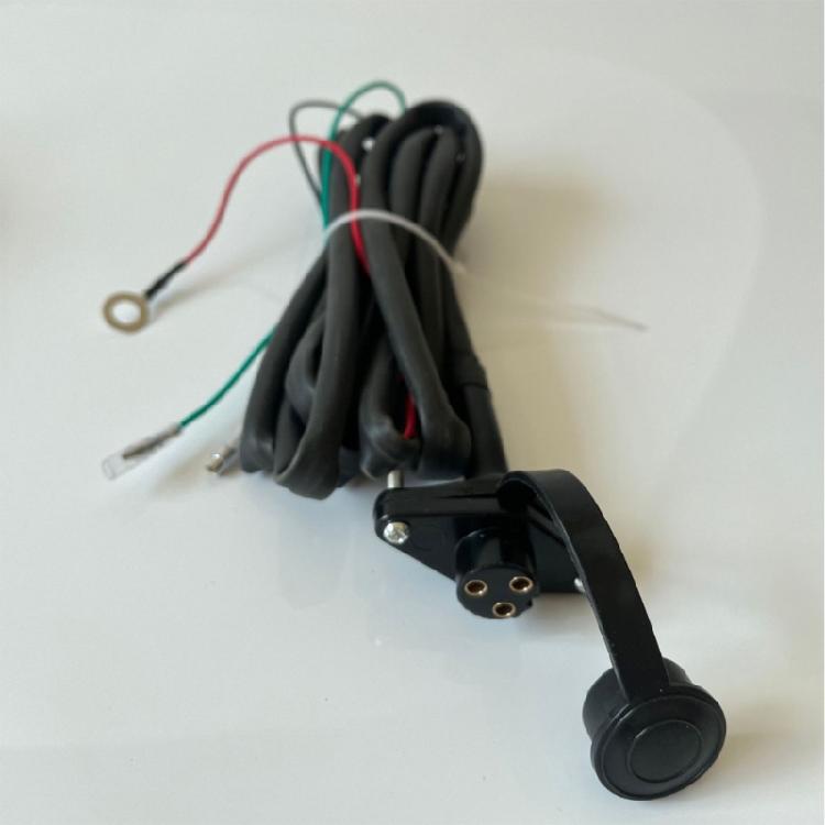 Weatherproof ATV Winch Remote Control Kit 12V Manual Handheld Switches 3 Prong Female Plug Suitable for Outdoor Vehicles